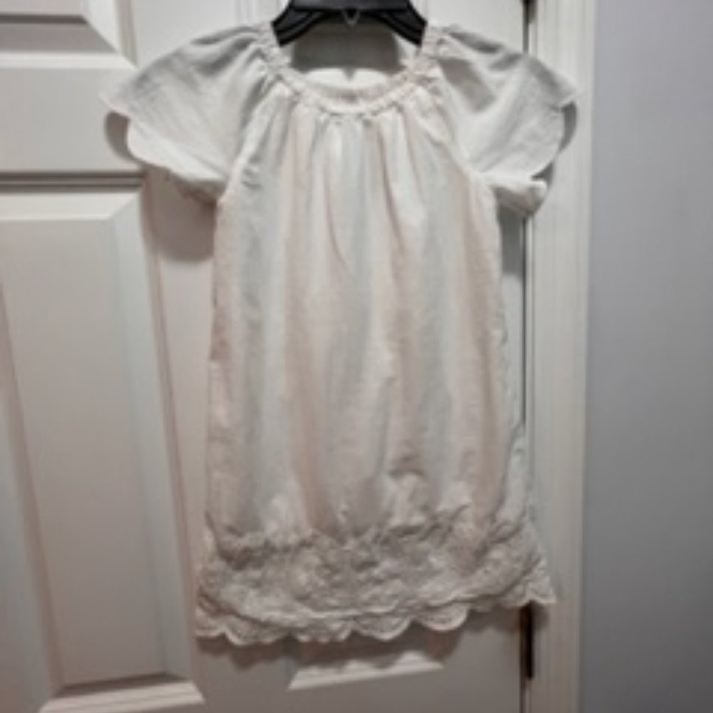 Vineyard vines XS white 100% cotton dress